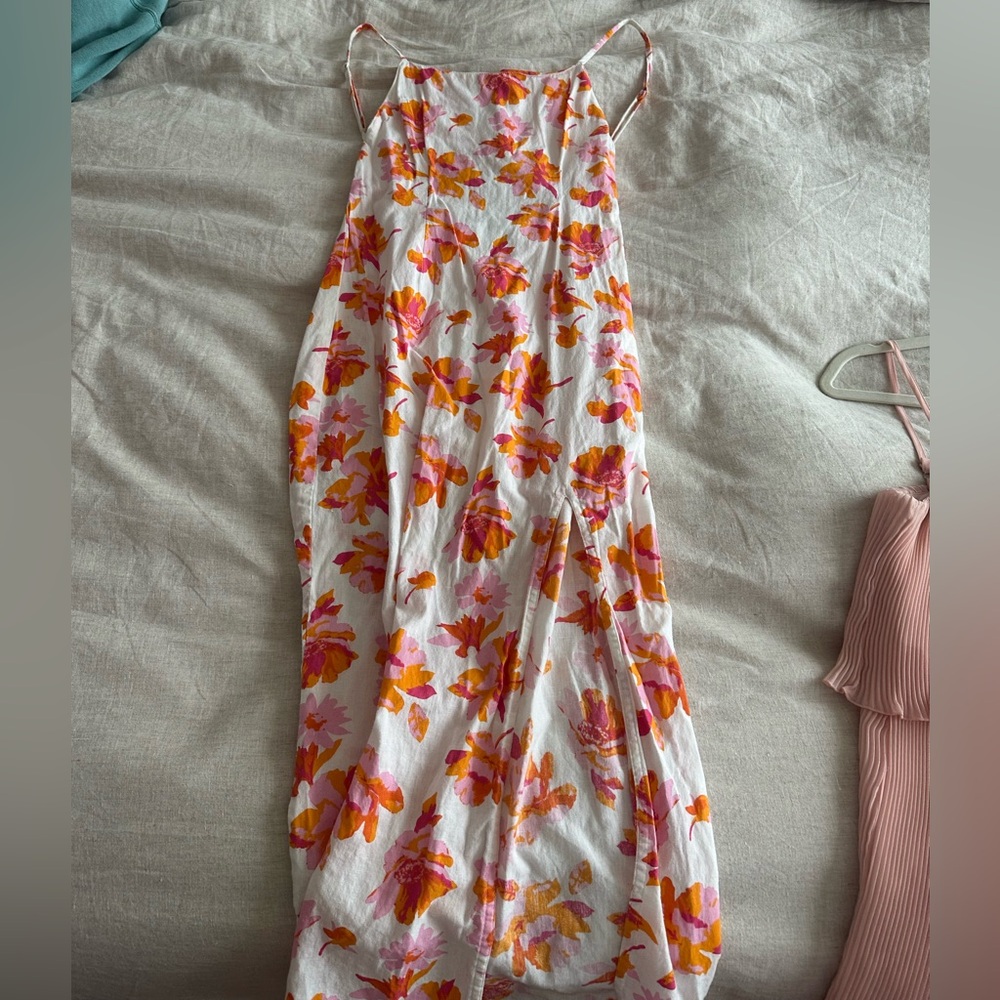 Floral Spaghetti Strap Dress